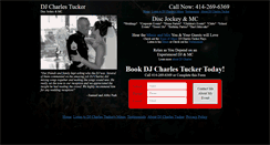 Desktop Screenshot of djcharlestucker.com