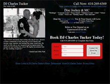 Tablet Screenshot of djcharlestucker.com